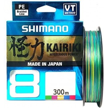 Shimano Kairiki Trecciato 8 capi 300mt multicolor