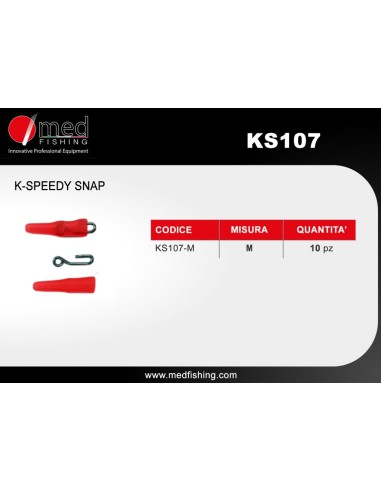 Med Fishing Attacco Rapido k-speedy snap