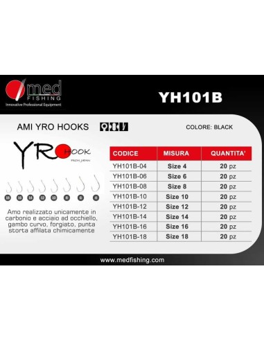 Amo Med Fishing Yro 101B con occhiello resistente