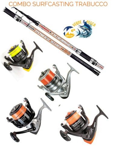 Trabucco Kit Combo Surfcasting Canna Trabucco Oceanic 4mt 150gr + Mulinello Trabucco