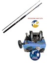 Kit Traina Canna Syncron + mulinello Sea Captain 300