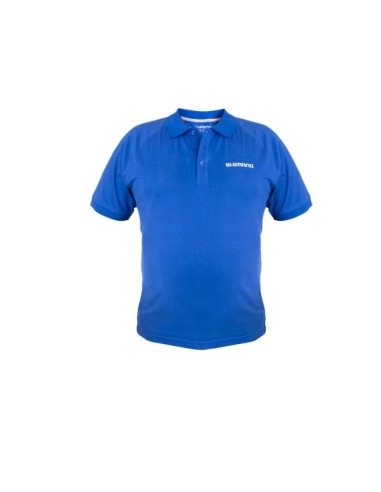 Shimano Polo Wear Short Sleeve Blu