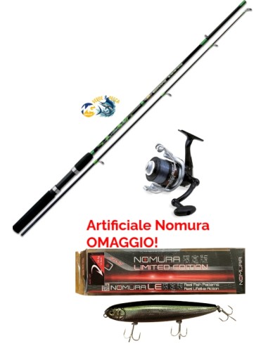 Kit Spinning Lineaeffe Xtreme Fishing Gear + Artificiale Nomura Omaggio