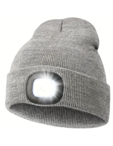 Cappello con luce frontale ricaricabile