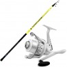 agc Kit Bolognese Canna Globe Fishing Tornado 3m + Mulinello Shizuka SK7 3000