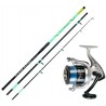 agc Kit Surf Canna Colmic Altura 420 100-200 g + Mulinello Trabucco Dayton SW 8000