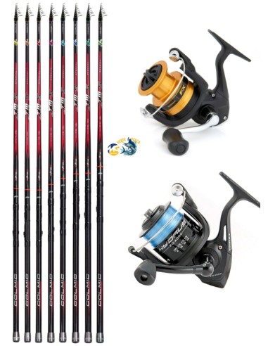 Kit Pesca Trota Lago Canna Colmic Trout Master Special + Mulinello