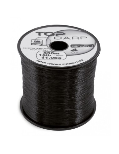 Monofilo Nylon Top Match Black 0.25mm 1000mt