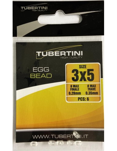 Tubertini Tecnosfere Perline a 4 fori Egg Bead