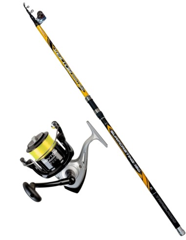 Kit Surfcasting TRABUCCO Canna Trabucco Vektor 4 mt 150gr + Mulinello Trabucco A scelta