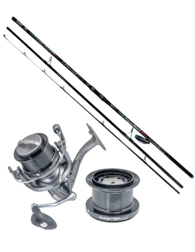 Kit Surfcasting AQS Freelander T-Plus 200gr + Mulinello Alcedo Master Surf