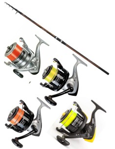 Kit Surfcasting Canna Shimano Sonora 4,20mt + Mulinello Trabucco