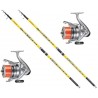 Kit Surfcasting 2 Pz Canna Vektor 4,20 m 150 gr + 2 Pz Mulinello Oceanic 8000