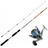 Kit Eging e Bolentino Canna Lineaeffe Deep Walker 2.70mt. 200g. + Mulinello lineaeffe Blizzard 4000