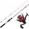 Kit Eging e Bolentino Canna Lineaeffe Deep Walker 2.10mt. 200g. + Mulinello lineaeffe Vigor Mustang 3000